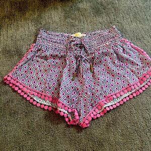 Paloma Blue Silk Shorts